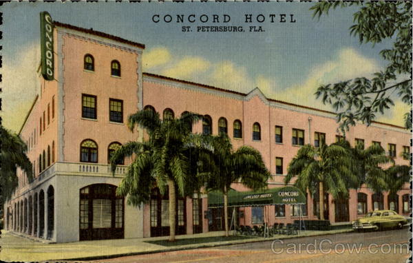 Concord Hotel, 100 2nd Avenue North At First Street St. Petersburg Florida