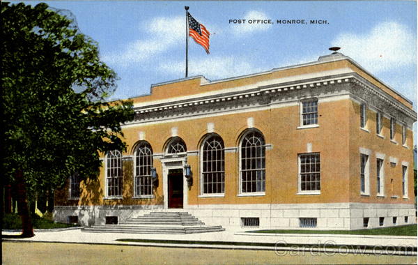 Post Office Monroe Michigan