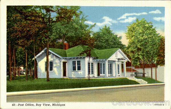 Post Office Bay View Michigan