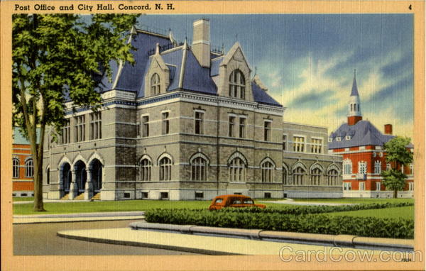 Post Office And City Hall Concord New Hampshire
