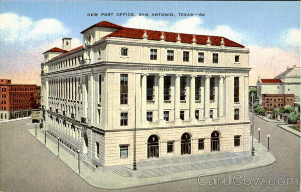 New Post Office San Antonio Texas