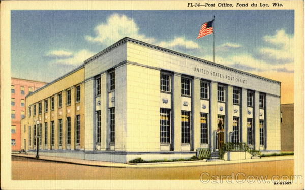 Post Office Fond Du Lac Wisconsin