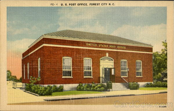 U. S. Post Office Forest city North Carolina