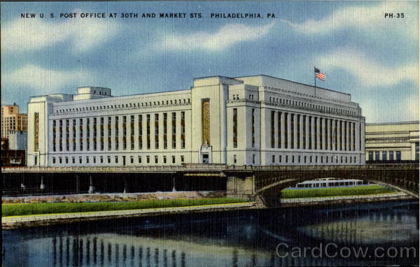 New U. S. Post Office , 30th and Market Streets Philadelphia Pennsylvania