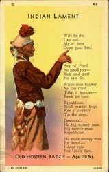 Indian Lament Postcard