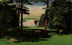 Poland Spring Golf Course Maine Postcard Postcard