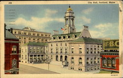City Hall Portland, ME Postcard Postcard