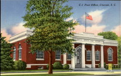 Post Office Cheraw, SC Postcard Postcard