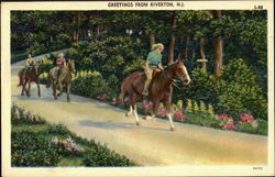 Greetings From Riverton New Jersey Postcard Postcard