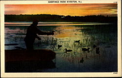 Greetings From Riverton Postcard