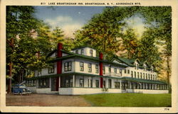 Lake Brantingham Inn New York Postcard Postcard