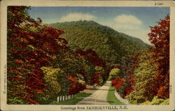 Greetings From Sanbornville New Hampshire Postcard Postcard