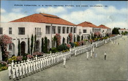 Parade Formation Postcard
