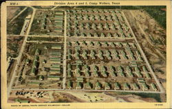 Division Area 4 And 5, Camp Wolters Postcard