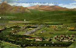 Airplane View Of Ft. Bliss Fort Bliss, TX Postcard Postcard