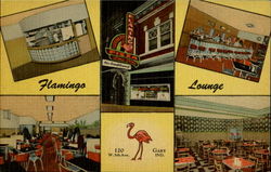 Flamingo Lounge, 120 W. 5th Ave Postcard