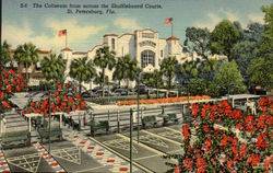 The Coliseum From Across The Shuffleboard Courts St. Petersburg, FL Postcard Postcard