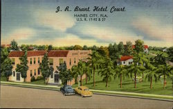 J. R. Brant Hotel Court Haines City, FL Postcard Postcard