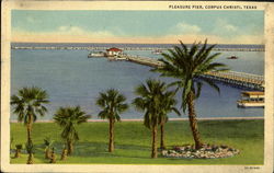 Pleasure Pier Corpus Christi, TX Postcard Postcard