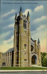 Union Methodist Episcopal Church Fall River, MA Postcard Postcard