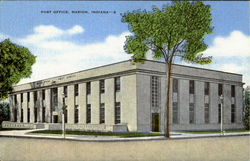 Post Office Marion, IN Postcard Postcard