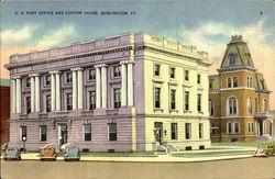 U. S. Post Office And Custom House Postcard