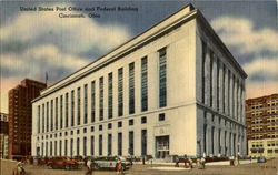 United States Post Office And Federal Building Postcard