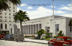 U. S. Post Office And Custom House Postcard