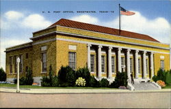 U. S. Post Office Sweetwater, TX Postcard Postcard