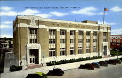 Post Office And Court House Abilene, TX Postcard Postcard