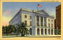 U. S. Post Office Laredo, TX Postcard Postcard