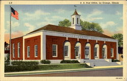 U. S. Post Office La Grange, IL Postcard Postcard