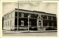 United States Post Office Blackwell, OK Postcard Postcard