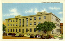 U. S. Post Office Enid, OK Postcard Postcard