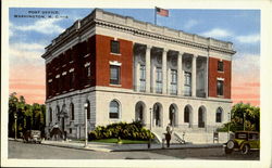 Post Office Washington, NC Postcard Postcard