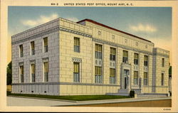 United States Post Office Mount Airy, NC Postcard Postcard