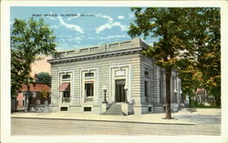 Post Office Clinton, IA Postcard Postcard