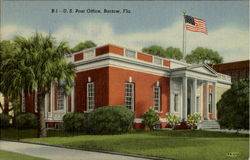 U. S. Post Office Bartow, FL Postcard Postcard