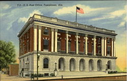 U. S. Post Office Tuscaloosa, AL Postcard Postcard
