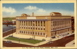 U. S. Post Office And Court House Columbus, OH Postcard Postcard