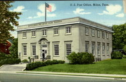 U. S. Post Office Milan, TN Postcard Postcard