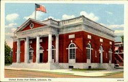 United States Post Office Lebanon, PA Postcard Postcard