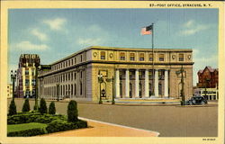 Post Office Syracuse, NY Postcard Postcard