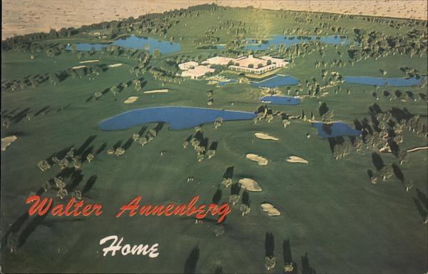 Walter Annenberg Mansion & Golf Course Palm Springs California