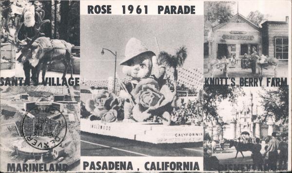 Rose Parade, Santa's Village, Knott's Berry Farm Pasadena California