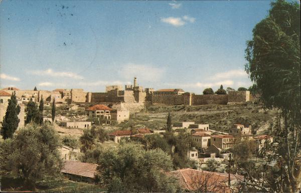Jerusalem - Citadel and Ancient City Wall Israel Middle East