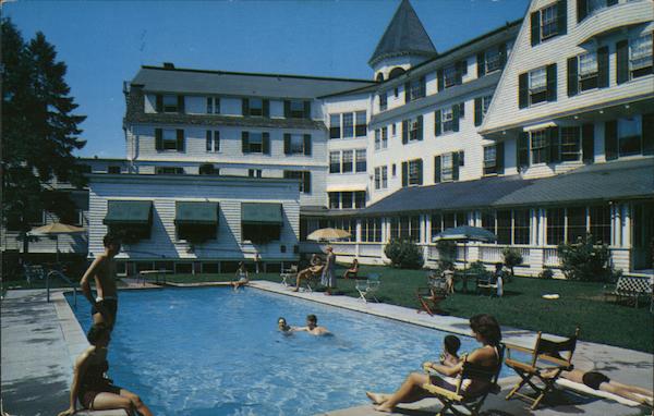 South Side of Woodstock Inn and Pool Vermont