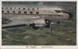 Northwest Airliner Postcard