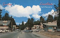 Crestline Village California Postcard Postcard Postcard