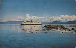 Ferry in the San Juan Islands Postcard